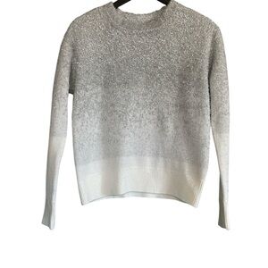 Tommy Hilfiger Gray and White Gradient Sweater